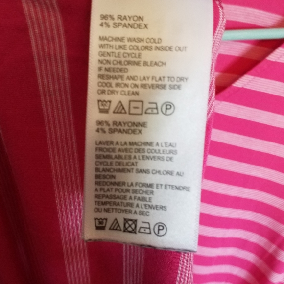 Tommy Bahama Pink Striped Dress - Picture 3 of 3